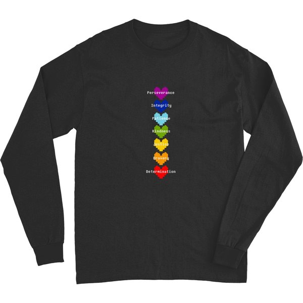 Undertale Human Souls - Undertale - Long Sleeves-image