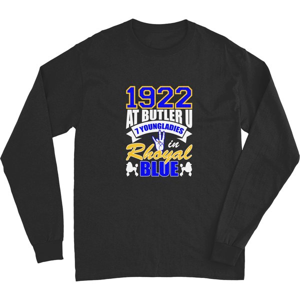 Sigma 1922 At Butler U 7 Youngladies In Rhoyal Blue Gifts Long Sleeves-image