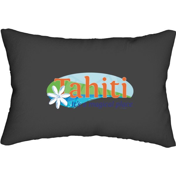 Tahiti Its A Magical Place Lumbar Pillows-image