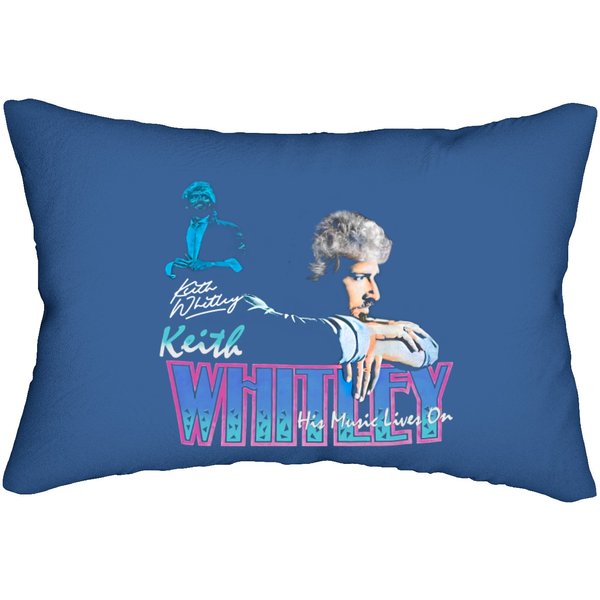 Keith Whitley Don't Close Your Eyes Lumbar Pillows: A Classic Country Music Lumbar Pillows-image