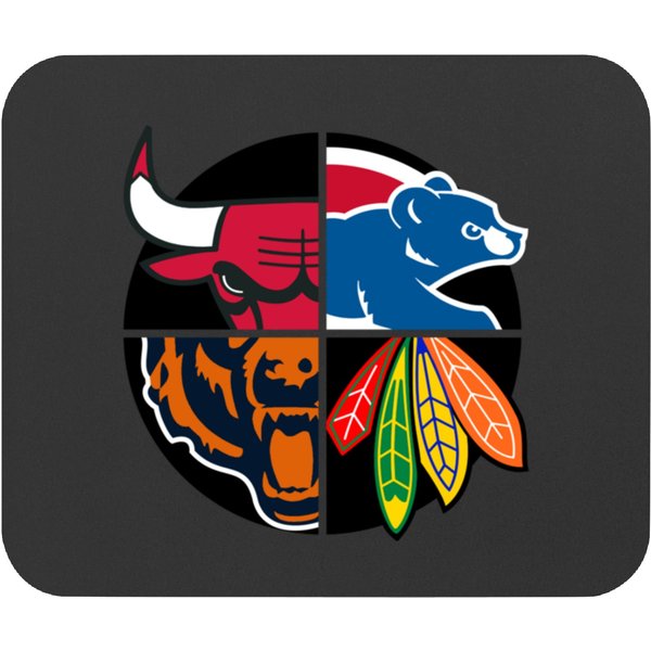 Northside Chicago Sports Teams Mouse Pads-image