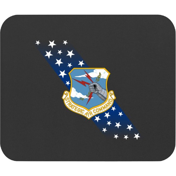 Strategic Air Command Crest And Banner - Usaf - Mouse Pads-image