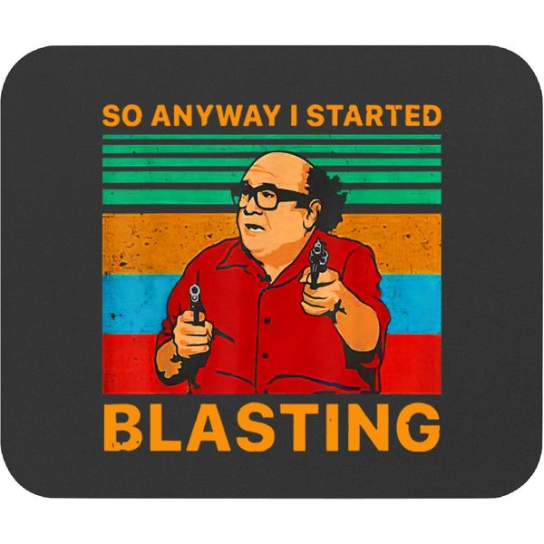 So Anyway I Started Blasting Vintage Mouse Pads Mouse Pads