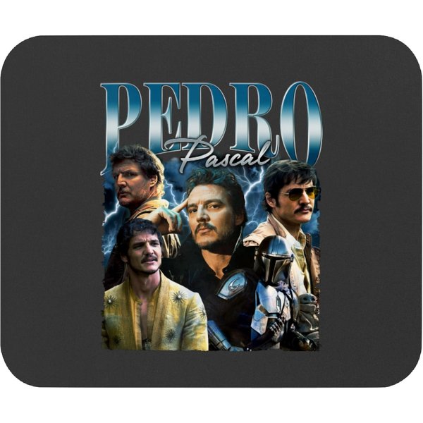 Pedro Pascal 90s Inspired Mouse Pad - Actor Merch