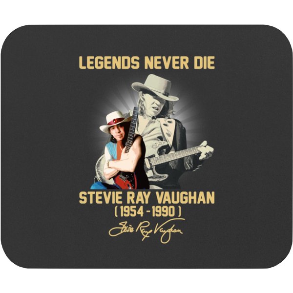 Stevie Ray Vaughan Legends Never Die Mouse Pads
