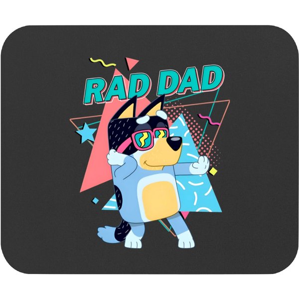 Rad Dad Blue Mouse Pads For Father's Day-image
