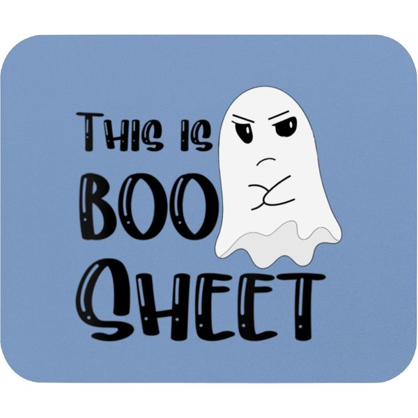 This Is Boo Sheet Bull Halloween Ghost Mouse Pads