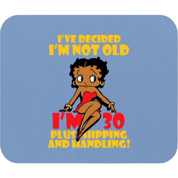 Black Betty Birthday Boop Motivational 1102 Mouse Pads-image