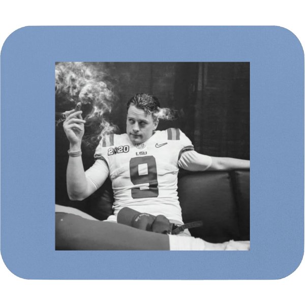 Joe Burrow Cigar Mouse Pads, Joe Burrow Mouse Pads-image