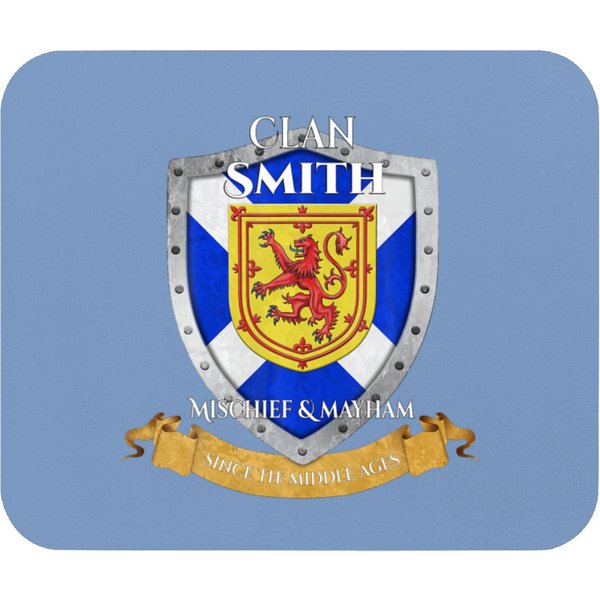 Smith Scottish Family Clan Scotland Shield Mouse Pads-image