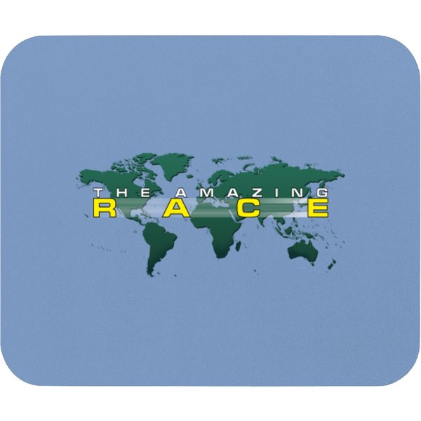 The Amazing Race Around The World Navy Mouse Pads