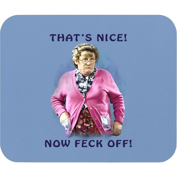 Mrs Brown Funny Mouse Pads Mrs Browns Boys Irish Sitcom-image