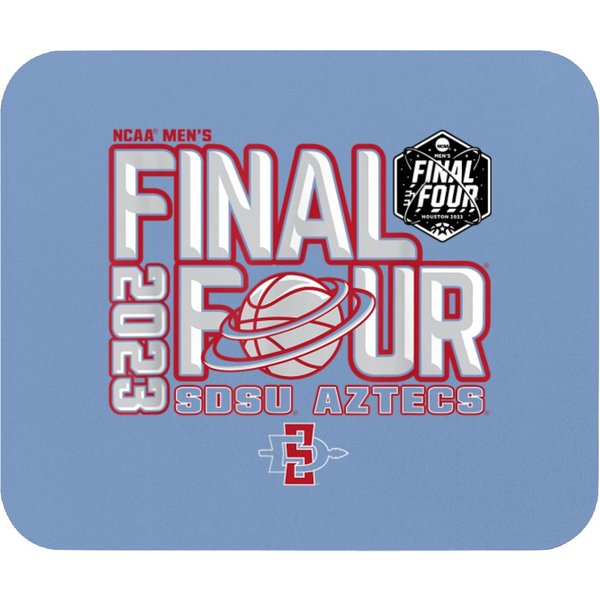 San Diego State Aztecs Final Four 2023 Basketball Dunk Black Mouse Pads-image