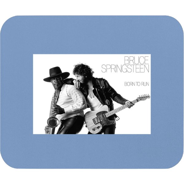 Springsteens Born To Run Black And White Poster Mouse Pads
