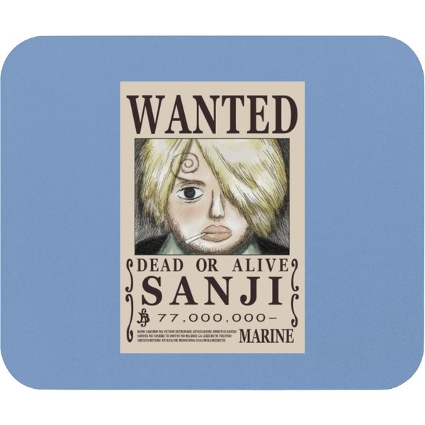 Sanji First Wanted Poster Classic Mouse Pads
