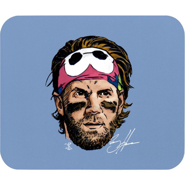 Bryce Harper Men's Cotton Mouse Pads - Philadelphia Baseball Bryce Harper Headband-image