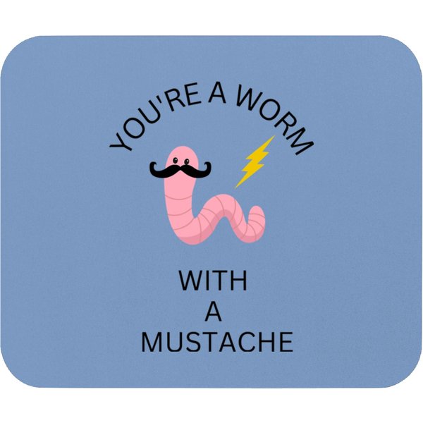 Worm With A Mustache Vanderpump Rules Bravo Reality Tv Scandoval T Mouse Pads-image