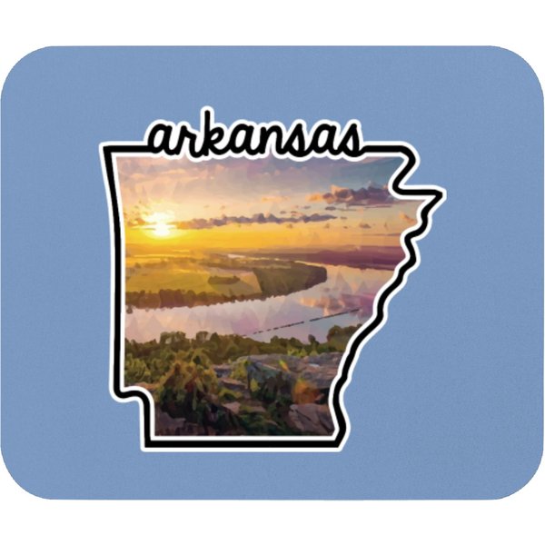 State Of Arkansas Mountain Design Mouse Pad-image