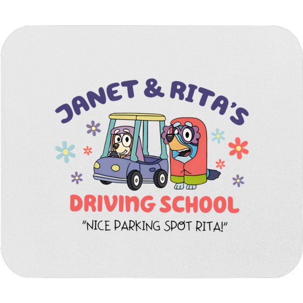 Janet & Rita's Driving School Custom Mouse Pads-image