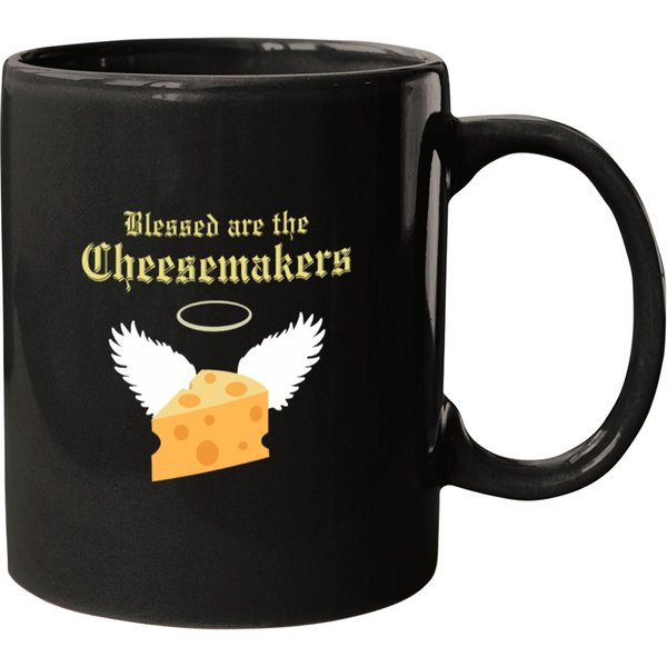 Blessed Are The Cheesemakers Mugs-image