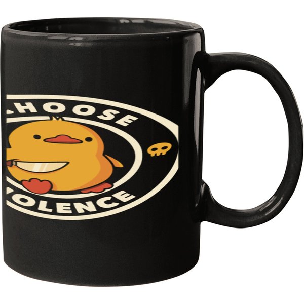 I Choose Violence Funny Duck By Tobe Fonseca Mugs-image
