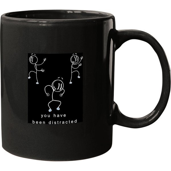 You Have Been Distracted 3 Black - Henry Stickmin Mugs