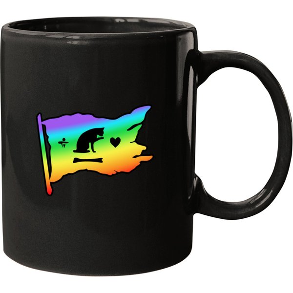 Lgbt Rainbow Our Flag Means Death - Flag With Cat Mugs-image