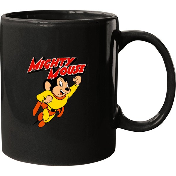 Mighty Mouse With Logomighty Mouse With Logo Mugs-image