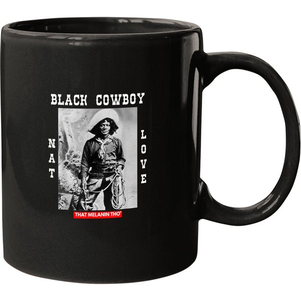 Black Cowboy Nat Love African American Cowboys Black History Mugs Mugs-image