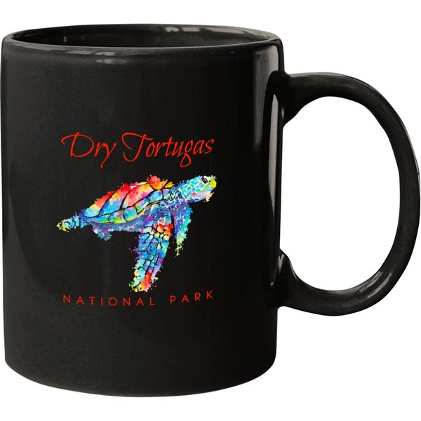 Watercolor Sea Turtle Mugs - Dry Tortugas National Park
