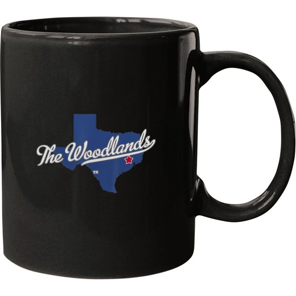 The Woodlands Texas Tx Map T Mugs-image