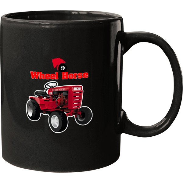 Wheel Horse Garden Tractor Mens Basic Art T Mugs