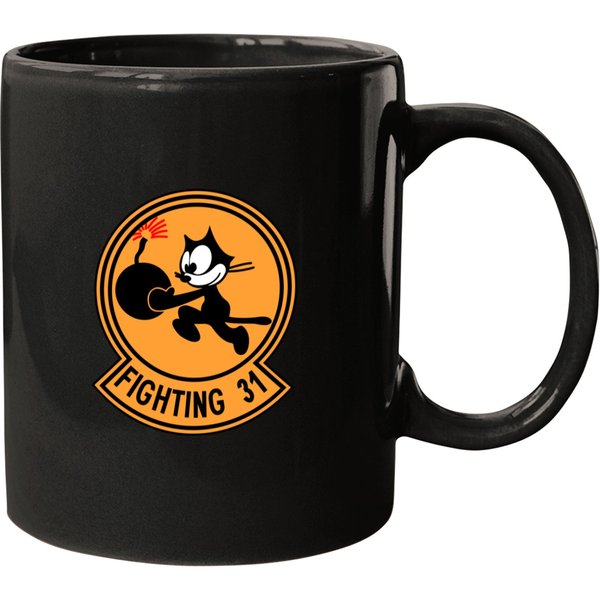 Vfa-31 Strike Fighter Squadron 31 Tomcatters Fitted Scoop Mugs-image