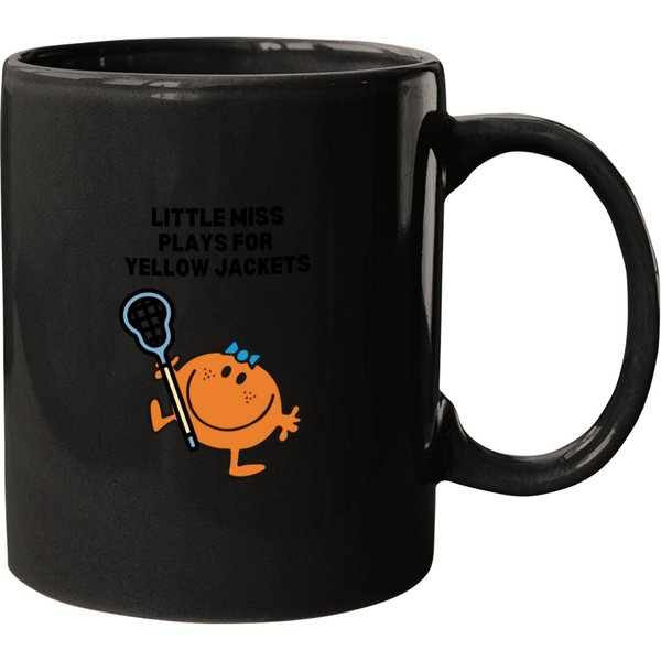 Little Miss Plays For Yellow Jackets Mugs-image