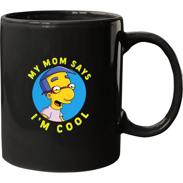 My Mom Says Im Cool Mugs, Milhouse Van Houten Mugs, The Simpsons Vintage Mugs