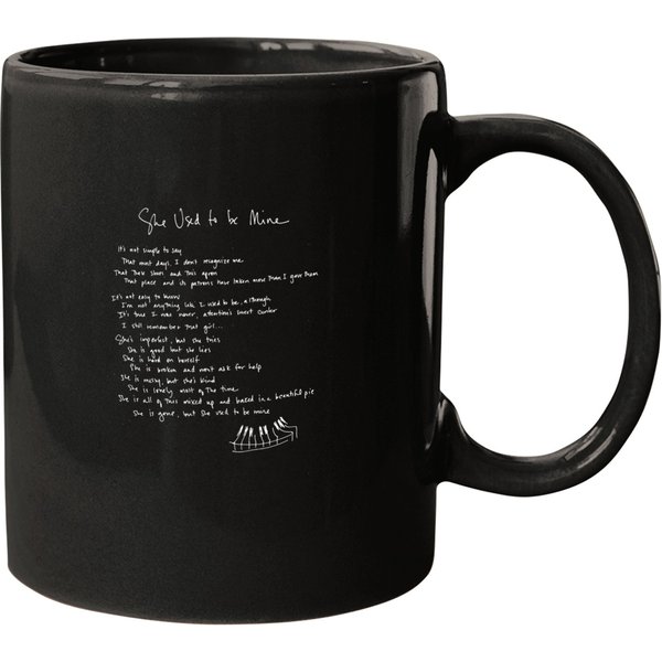 She Used To Be Mine - Sara Bareilles - Handwritten Lyrics- Waitress The Musical - Broadway, West End Mugs