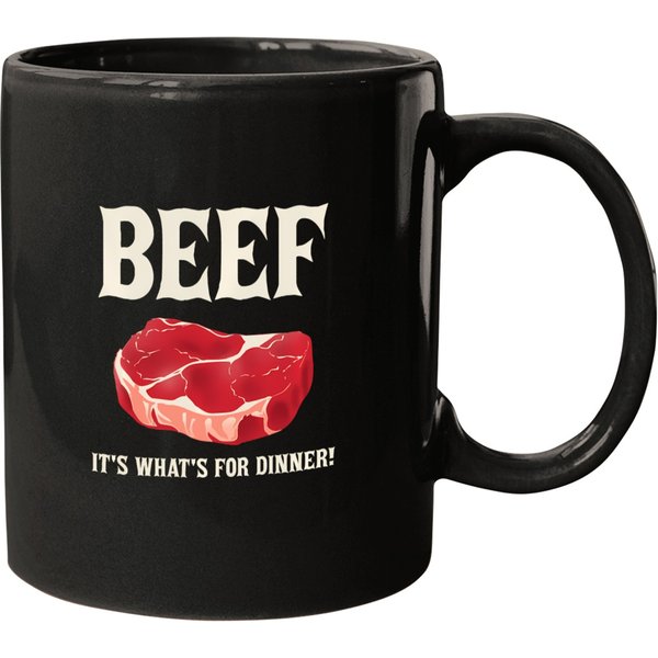 Beef It's What's For Dinner Beef Lovers Graphics Pullover Mugs-image