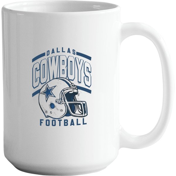Vintage Dallas Football Helmet Mugs-image