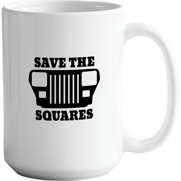 Save The Squares Jeep Mugs