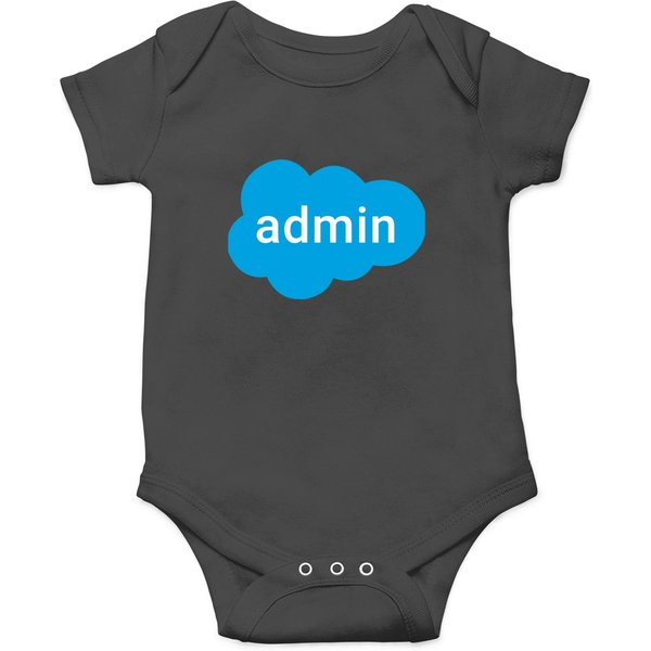 Salesforce Admin Logo Onesies