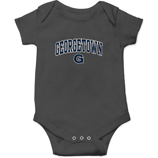 Mens Georgetown Hoyas Arch Over Dark Heather Officially Licensed Onesies