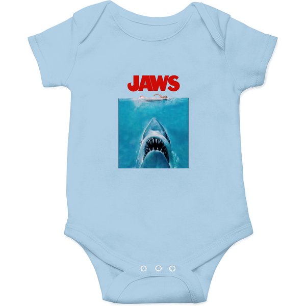 Jaws Original Movie Poster Onesies-image