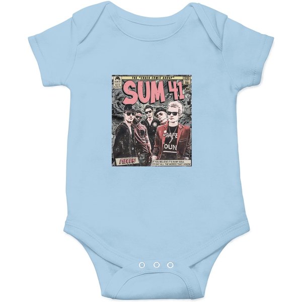 Sum 41 Comic Onesies, Onesies 90s Vintage Book