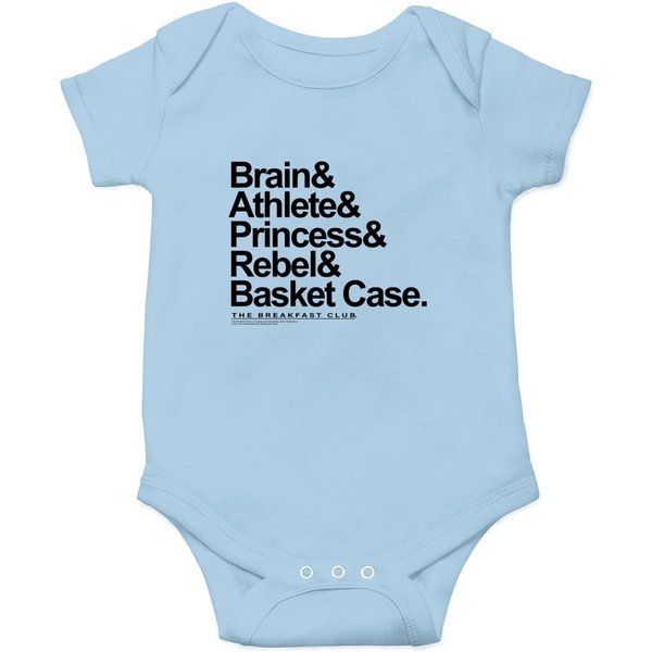 Breakfast Club New Names Natural Adult Onesies