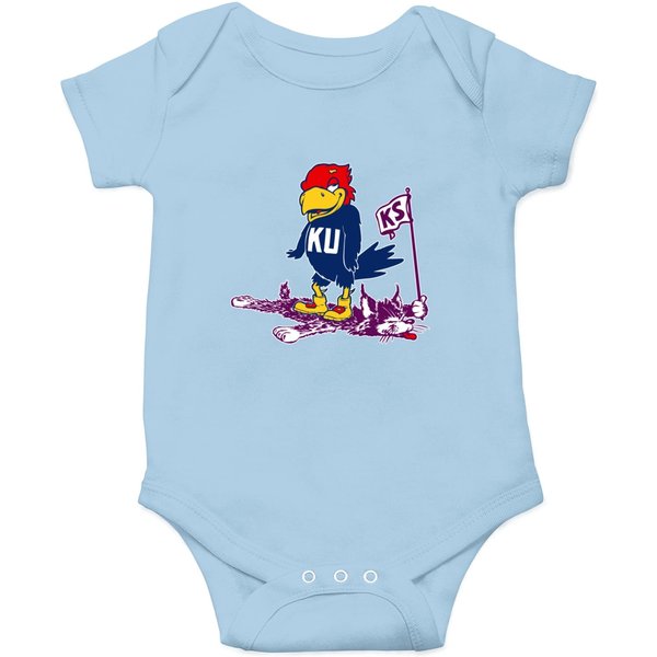 Vintage Ku Vs. K-state Mascot - Kansas - Onesies
