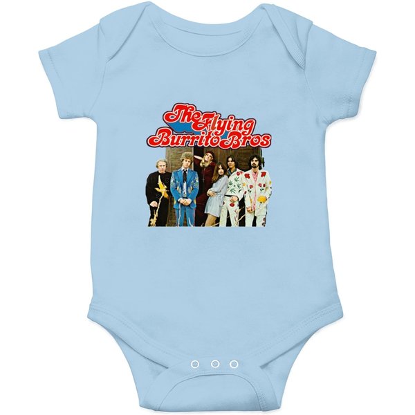 The Flying Burrito Bros Featuring Gram Parsons Classic Onesies