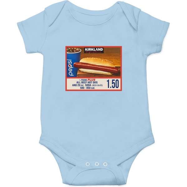 1.50 Costco Hot Dog & Soda Combo Onesies-image