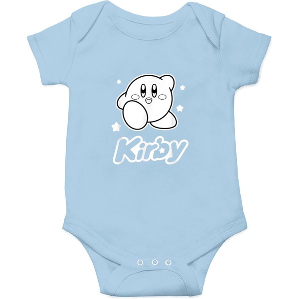 Nintendo Kirby Vintage Line Art Portrait Onesies-image