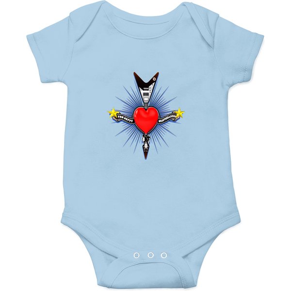 Tom Petty Dan Heartbreakers Album Logo Onesies-image