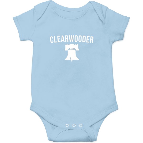 Clearwooder Funny Philadelphia Slang Clearwater Fl Philly T Onesies-image